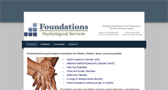 Desktop Screenshot of foundations-psych.com